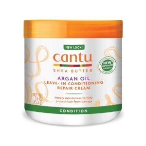 Cantu argan oil leave in conditioning repair cream 453g