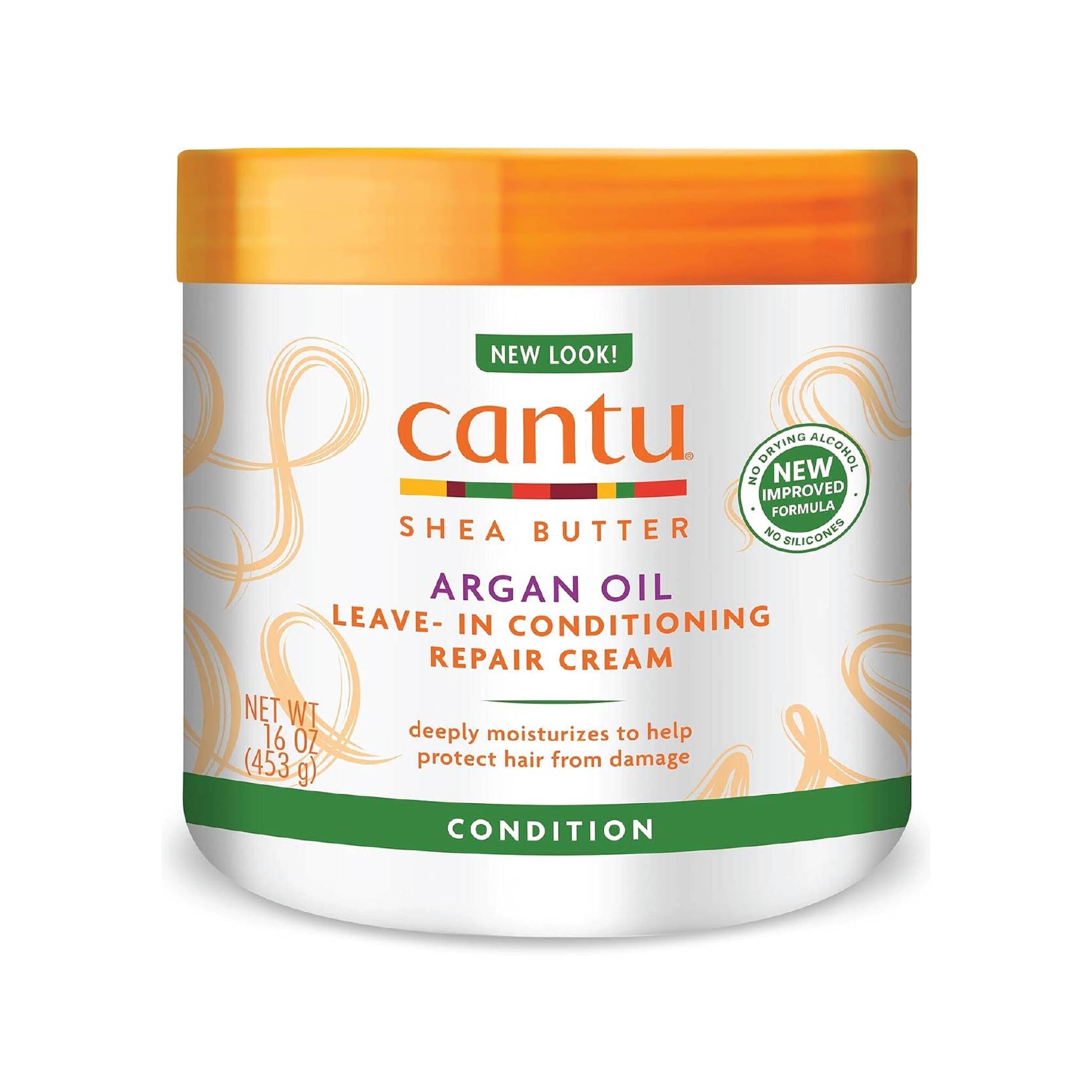 Cantu argan oil leave in conditioning repair cream 453g