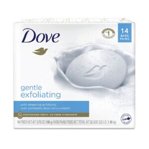 Dove gentle exfoliating bar soap 106g