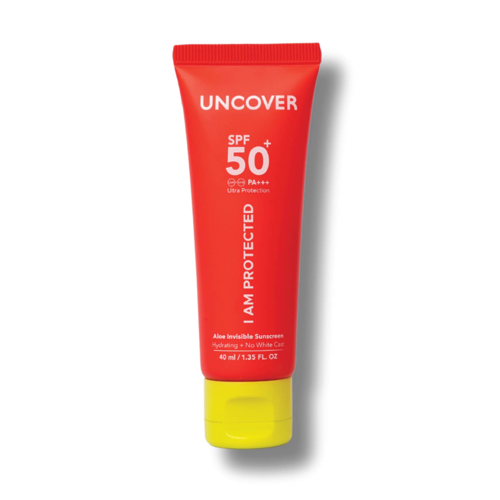 (mini) uncover i am protected aloe invisible sunscreen 40ml