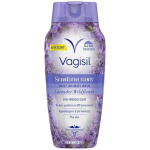 Vagisil sensitive scents daily intimate wash lavender wild flower 354ml