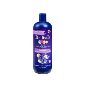 Dr teal's kids bubble bath,body wash & shampoo,sleep bath with melatonin & essential oils 591ml