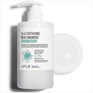 Aplb glutathione niacinamide 5.3% body wash 300ml