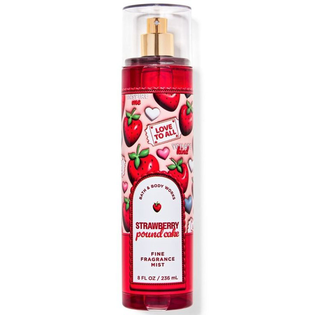 Strawberry pound cake bath & body works fragrance mist