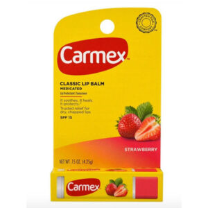 Carmex strawberry moisturizing lip balm
