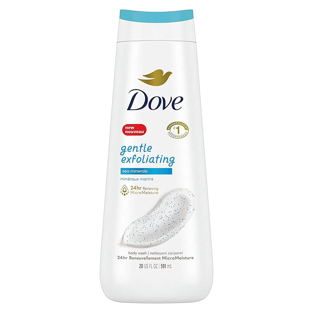 Dove gentle exfoliating sea minerals bodywash 680ml