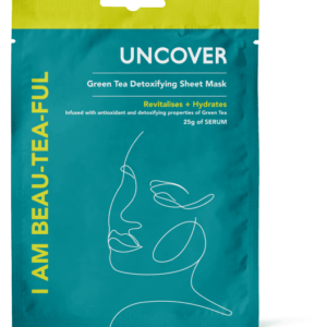 Uncover green tea sheet