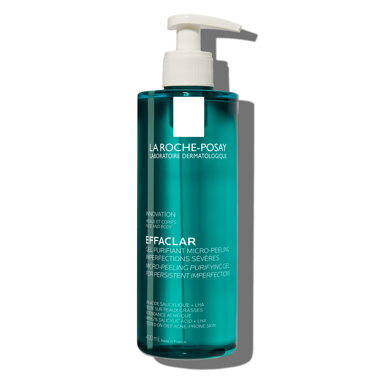 Lrp effaclar micro-peeling gel cleanser 2% salicylic acid 400ml