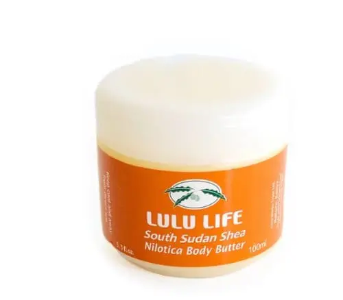 Lulu life south sudan shea nilotica body butter natural vanilla bean 250ml