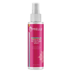 Mielle mongongo oil thermal & heat protectant spray, protects hair