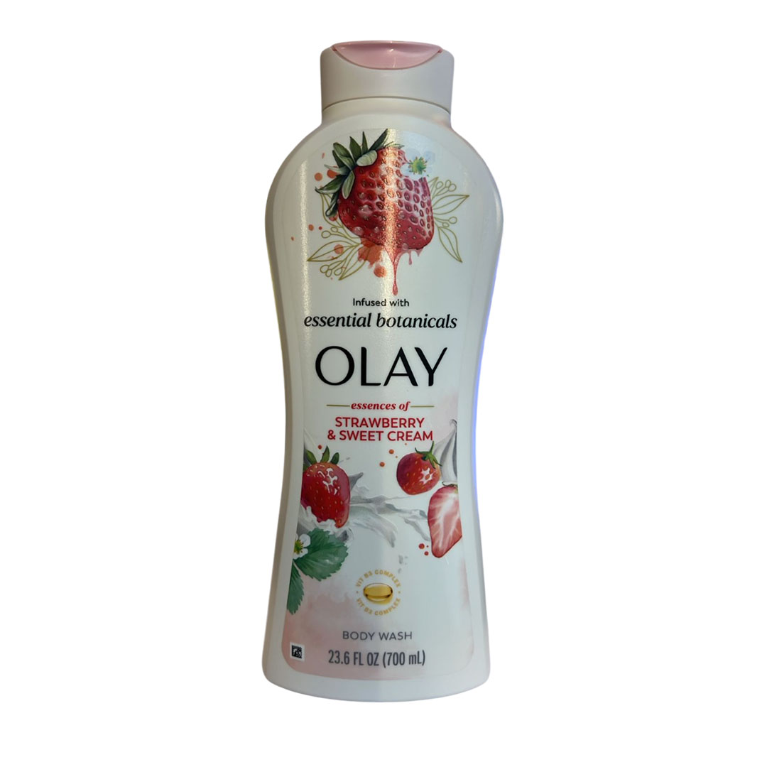 Olay essences of strawberry & sweet cream body wash 700ml