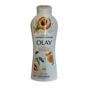 Olay essences of peach sorbet & mandarin body wash infused with essentials botanicals 700ml