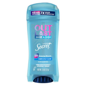 Secret outlast clear gel deodorant