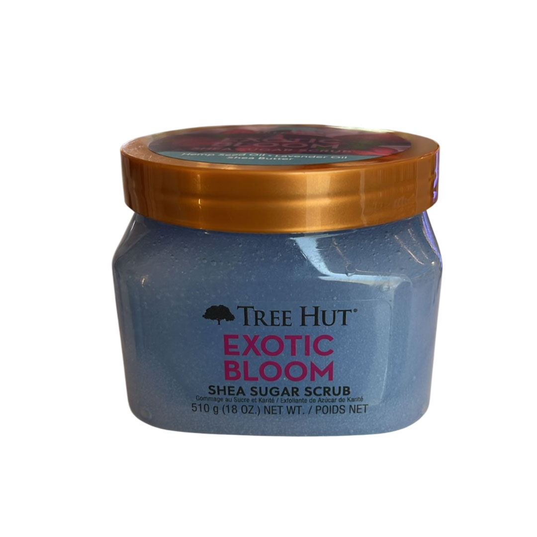 Tree hut exotic bloom shea sugar scrub 510g