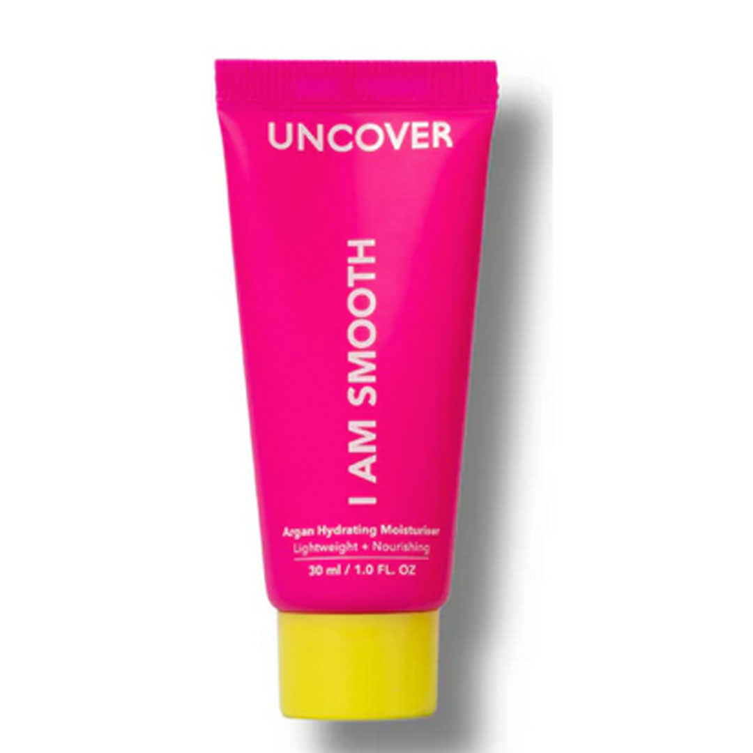 (mini) uncover i am smooth argan hydrating moisturiser 30ml