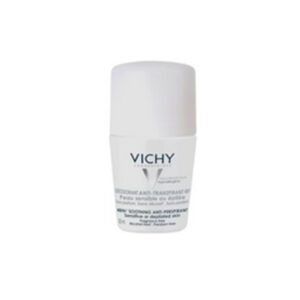Vichy sensitive deo roll on 50ml-white.