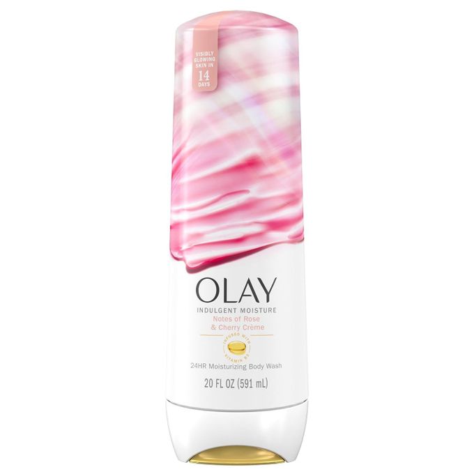 Olay notes of rose&cherry crème body wash 591ml